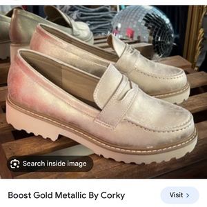 Brand New Gold Metallic Corkeys